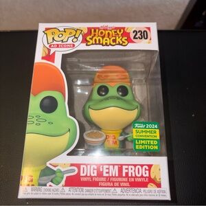 FUNKO POP! DIG ‘EM FROG #230 2024 SUMMER CON EXCLUSIVE AD ICONS SERIES